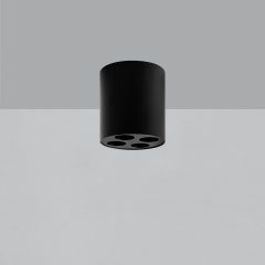   Invisible Ceiling lamp 3980/70 Circular Textured Black, LED 9W 3000K 680lm, CRI90 CL.I, Integrated LED