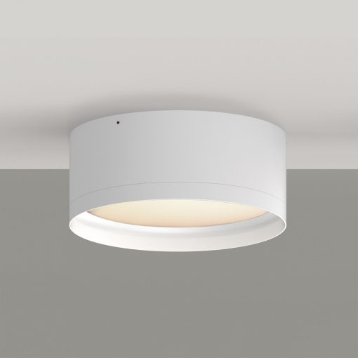 Tech Ceiling lamp 3987/20 Textured White, LED 25W 3000K 3000lm, CRI90 CL.I IP44, Integrated LED, Microplasmic Diffuser