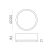   Tech Ceiling lamp 3987/20 Textured White, LED 25W 3000K 3000lm, CRI90 CL.I IP44, Integrated LED, Microplasmic Diffuser