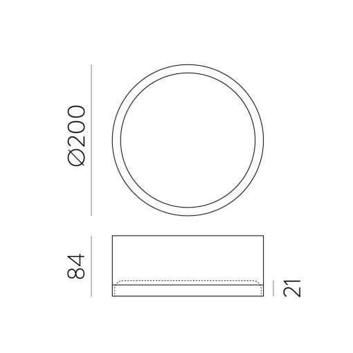 Tech Ceiling lamp 3987/20 Textured White, LED 25W 3000K 3000lm, CRI90 CL.I IP44, Integrated LED, Microplasmic Diffuser