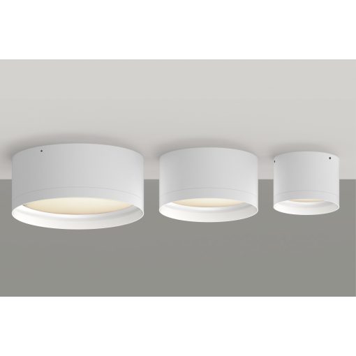Tech Ceiling lamp 3987/20 Textured White, LED 25W 3000K 3000lm, CRI90 CL.I IP44, Integrated LED, Microplasmic Diffuser