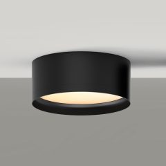   Tech Ceiling lamp 3987/20 Textured Black, LED 25W 3000K 3000lm, CRI90 CL.I IP44, Integrated LED, Microplasmic Diffuser