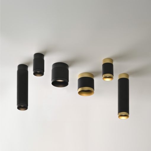 Lux Ceiling lamp 3989/60 Textured Black/Black, LED COB 13W 3000K 1240lm, CRI90 CL.I, Integrated LED