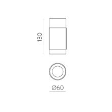 Lux Ceiling lamp 3989/60 Tech Gold/Black, LED COB 13W 3000K 1240lm, CRI90 CL.I, Integrated LED