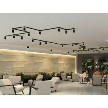 Lux Ceiling lamp 3989/60 Tech Gold/Black, LED COB 13W 3000K 1240lm, CRI90 CL.I, Integrated LED