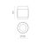   Lux Ceiling lamp 3989/100 Textured Black/Black, LED COB 18W 3000K 2130lm, CRI90 CL.I, Integrated LED