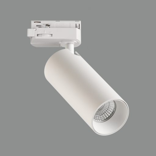 Budelli Track light 4116/5 Textured White, LED GU10 8W, CL.I, Adjustable, Universal Three-Phase