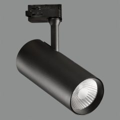   Isquia Track light 4117/9 Textured Black, LED COB 27W 3000K 2625lm, CRI95 CL.I, Adjustable, Universal Three-Phase