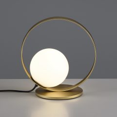   Halo Table lamp 3815/1 Tech. Gold/Opal, LED 5W 370lm, CRI90 CL.II, Integrated LED, Kelvin 2700K-3000K Slide Switch