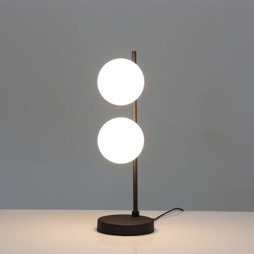 Doris Table lamp 3820 Opal/Textured Black, LED G9 2x7W, CL.II