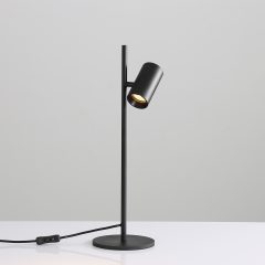   Gina Table lamp 3874 Textured Black, LED GU10 8W, CL.II, Adjustable