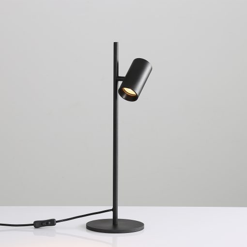 Gina Table lamp 3874 Textured Black, LED GU10 8W, CL.II, Adjustable