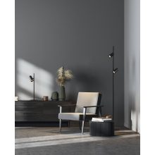 Gina Table lamp 3874 Textured Black, LED GU10 8W, CL.II, Adjustable