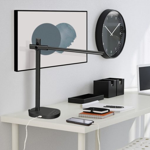 Laysan Table lamp 8152 Anthracite, LED 10W 6500K 650lm, CRI90 CL.II, Integrated LED, With switch, Dimmable Kelvin, Dimmable intensity, With USB