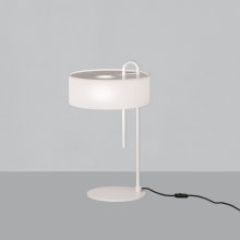 Clip Table lamp 8178 Textured White, LED E27 15W, CL.II, MULTI-PACK
