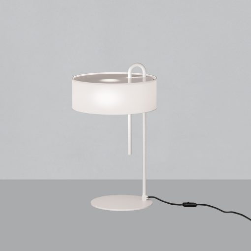 Clip Table lamp 8178 Textured White, LED E27 15W, CL.II, MULTI-PACK