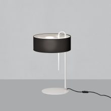 Clip Table lamp 8178 Textured White/Black, LED E27 15W, CL.II, MULTI-PACK, Cable swith