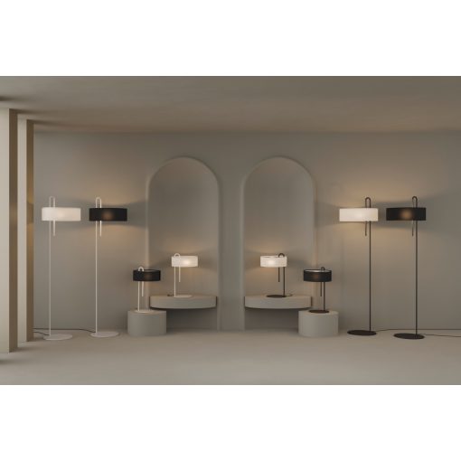 Clip Table lamp 8178 Textured White, LED E27 15W, CL.II, MULTI-PACK