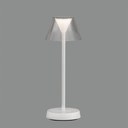 Asahi Table lamp 8190 Matt White, LED 7W 3000K 380lm, CRI90 CL.III IP54, Integrated LED, Touch switch, Dimmable intensity, Built-in battery