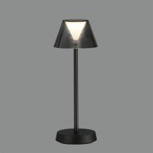 Asahi Table lamp 8190 Black Matt, LED 7W 3000K, CRI90 CL.III IP54, Integrated LED, Touch switch, Dimmable intensity, Built-in battery