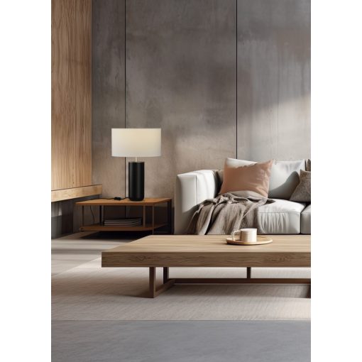 Lindana Table lamp 8194 Black/Tech Gold, LED E27 15W, CL.II, MULTI-PACK, With switch