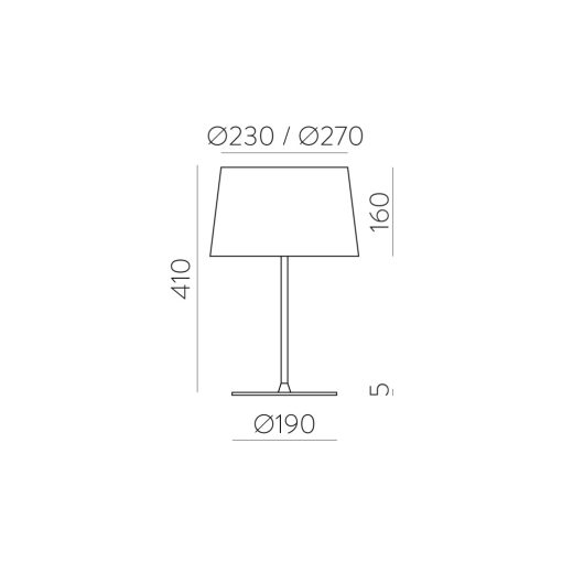Stilo Table lamp 8202/41 White, Kit Text. Black, LED E27 15W, CL.II, MULTI-PACK