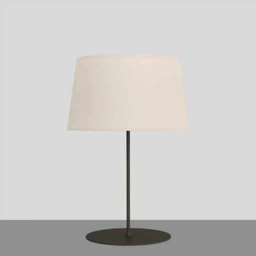 Stilo Table lamp 8202/62 White, Kit Tex. Black, LED E27 15W, CL.II, MULTI-PACK