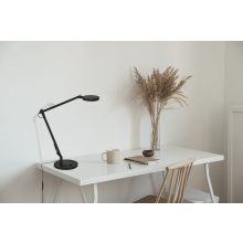 Luxa Table lamp 8203 Black Matt, LED 11W 3000K 700lm, CRI90 CL.II, Integrated LED, Touch switch, Step dimmable intensity