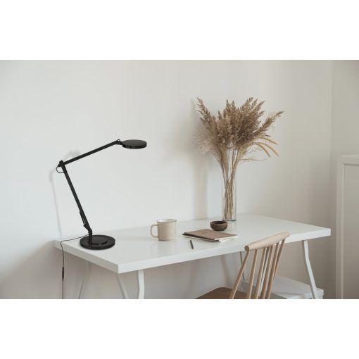 Luxa Table lamp 8203 Black Matt, LED 11W 3000K 700lm, CRI90 CL.II, Integrated LED, Touch switch, Step dimmable intensity