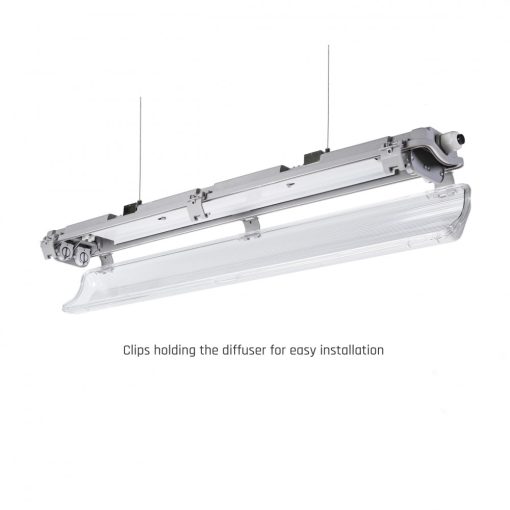 LIMEA LED Fénycső Armatúra 2X60CM IP65