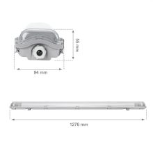 LIMEA LED Fénycső Armatúra 2X120CM IP65