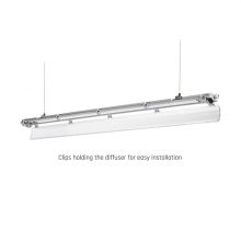 LIMEA LED Fénycső Armatúra 2X150CM IP65