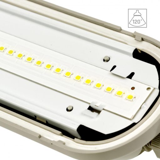 LIMEA GIGANT Armatúra 1500mm 75W NW 230V 120fok IP65 IK10 1490x72x70mm Szürke 5 év Garancia