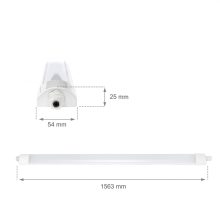 LIMEA MINI LED 45W 230V 150CM IP65 NW  Sorolható 2 Év