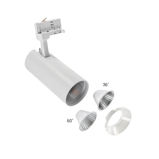 ANDROMEDA COB LED 25W NW 3F Fehér (3 Fázisú) 36fok 60fok