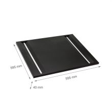 ALGINE LINE PANEL 44W NW 230V 70st IP20 IK06 600x600x40mm CZARNY UGR<16 5 lat gw.