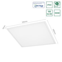 ALGINE  LED 230V 45W NW 230V 120ST IP44 RA90 IK06 600X600MM Fehér Mennyezeti PANEL 5 év Garancia