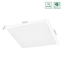 ALGINE PANEL BACKLIGHT 30W CW 230V 120ST IP20 600X600X28 Fehér, 5 Év Garancia