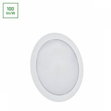 ALGINE 2IN1 Süllyesztett-Falon kívüli Mélysugárzó 12W 1200LM NW 230V IP20 Kerek
