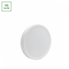   ALGINE Süllyesztett Mélysugárzó 24W NW 230V 120ST IP20  IK06 288X38MM Fehér Kerek