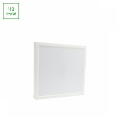   ALGINE Süllyesztett Mélysugárzó 24W NW 230V 120ST IP20  IK06 288X288X38MM Fehér Négyzet
