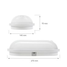 TECHNIC LAMP LED 20W IP54 230V OVAL NW PIR