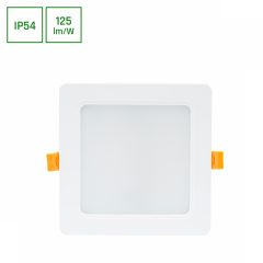   DURE 3 Mélysugárzó 12W WW 230V 110fok IP54 IK06 145X145X34 Fehér Négyzet Beépített tápegység