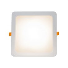 DURE 3 Mélysugárzó 24W WW 230V 110fok IP54 IK06 220X220X34 Fehér Négyzet Beépített tápegység