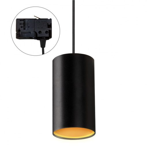 CHLOE GU10 3F sín Falon kívüli GU10 250V IP20 70X128MM Fekete Arany Fénycső Fix