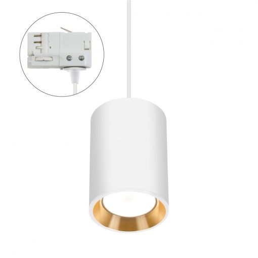 CHLOE GU10 MINI 3F sín Falon kívüli GU10 250V IP20 70X100MMFehér, INNER Arany Kerek