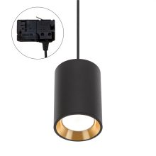 CHLOE GU10 MINI 3F sín Falon kívüliGU10 250V IP20 70X100MMFekete, INNER Arany Kerek