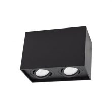 CHLOE DUO 2XGU10 IP20 RECTANGLE Fekete Szabályozott szem