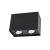 CHLOE DUO 2XGU10 IP20 RECTANGLE Fekete Szabályozott szem