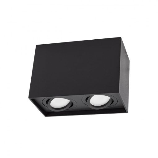 CHLOE DUO 2XGU10 IP20 RECTANGLE Fekete Szabályozott szem